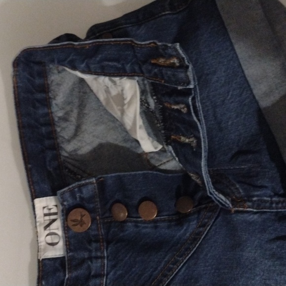 One Teaspoon Blue Jean Shorts - Picture 7 of 10